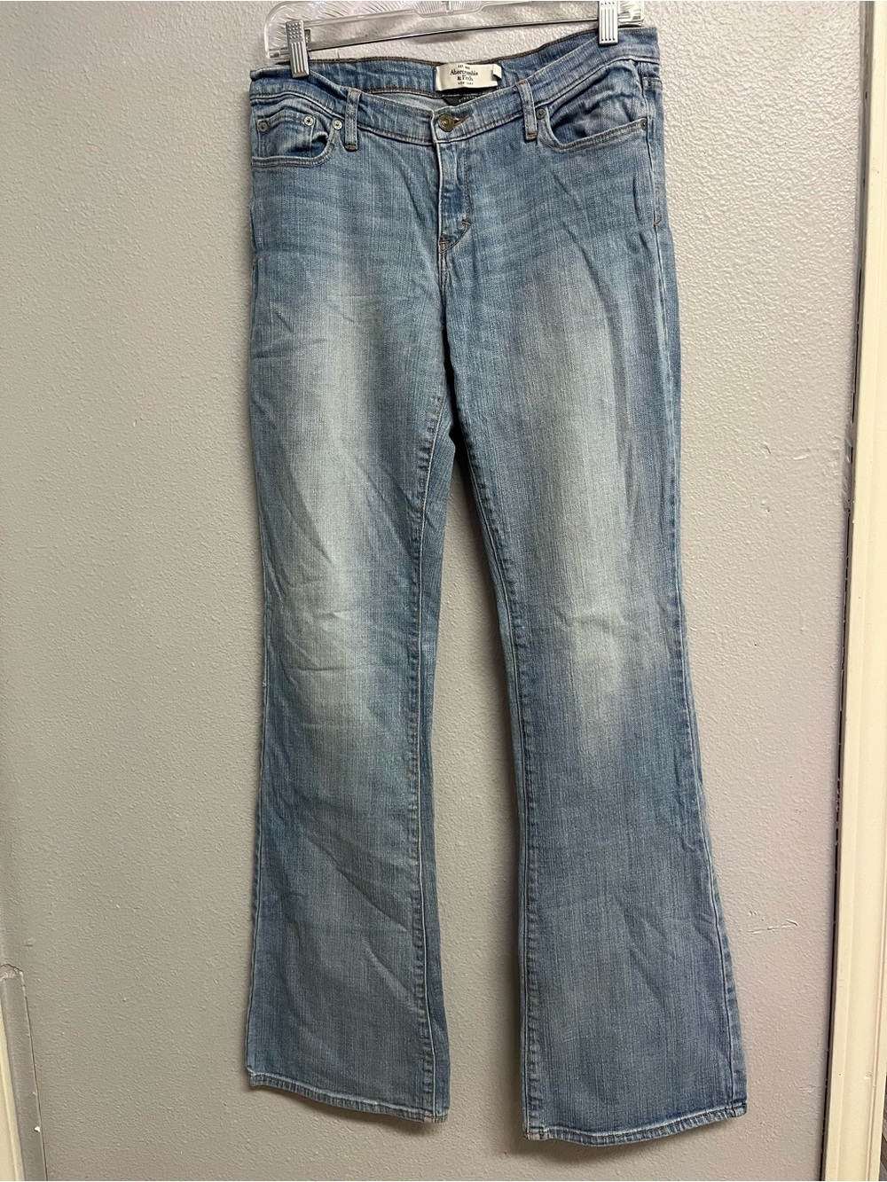 Abercrombie & Fitch Y2K Light Blue Flare Jeans - Madison Style